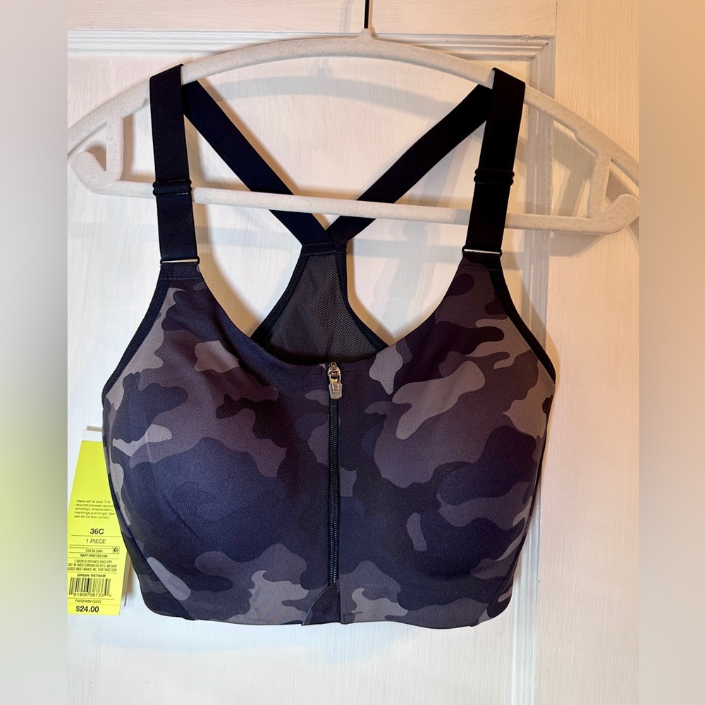 High Support Camo Sports Bra